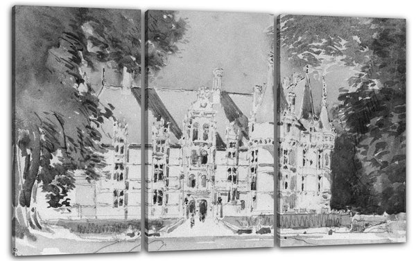 Leinwandbild Joseph Pennell - Azay le Rideau