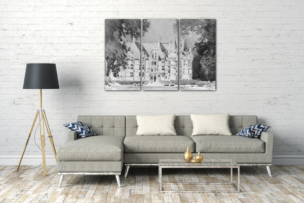 Leinwandbild Joseph Pennell - Azay le Rideau