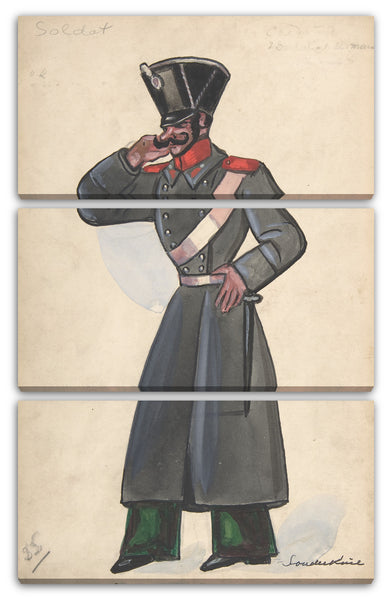 Leinwandbild Sergey Sudeikin - Soldat