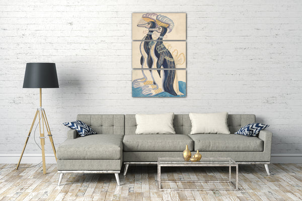 Leinwandbild Sergey Sudeikin - Zwei weibliche Pinguine