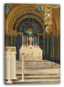 Leinwandbild Louis Komfort Tiffany - Kapelle Innenraum