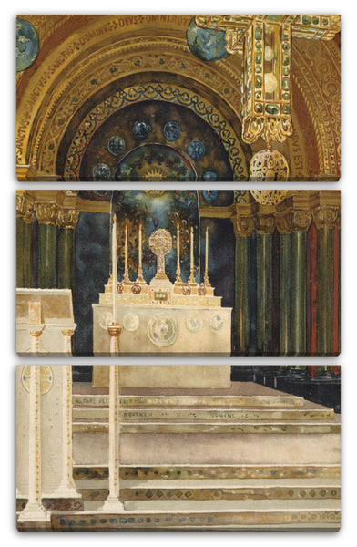 Leinwandbild Louis Komfort Tiffany - Kapelle Innenraum