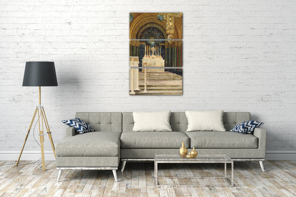 Leinwandbild Louis Komfort Tiffany - Kapelle Innenraum