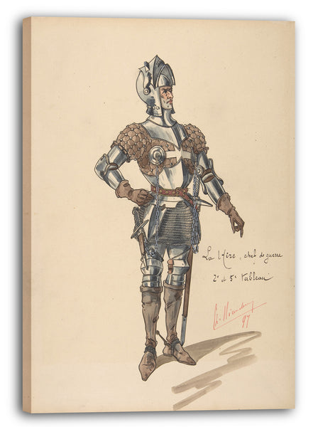 Leinwandbild Sergey Sudeikin - La Hire, Chef de Guerre