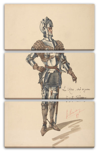Leinwandbild Sergey Sudeikin - La Hire, Chef de Guerre