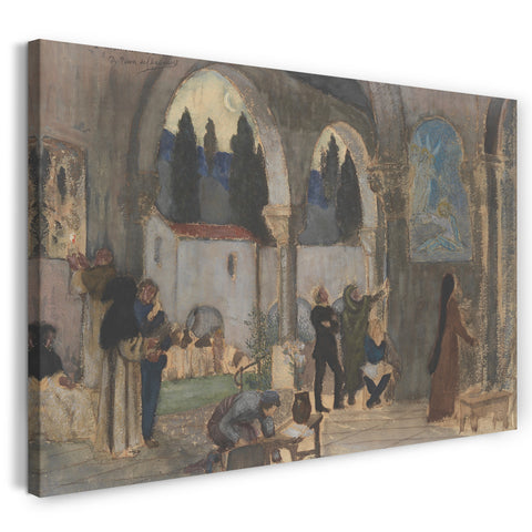 Leinwandbild Pierre Puvis de Chavannes - Christliche Inspiration