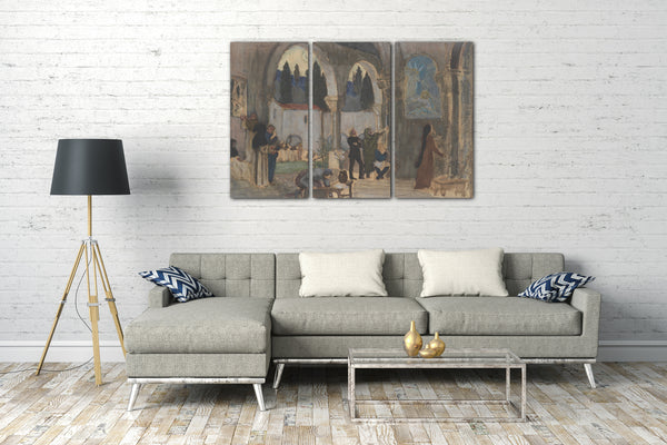 Leinwandbild Pierre Puvis de Chavannes - Christliche Inspiration