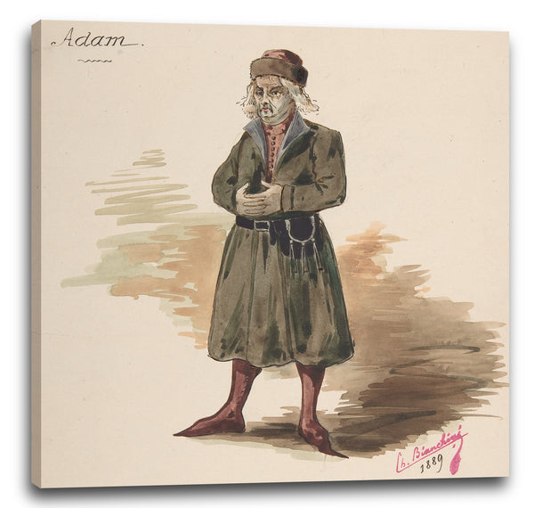 Leinwandbild Charles Bianchini - Kostümdesign für "Adam"