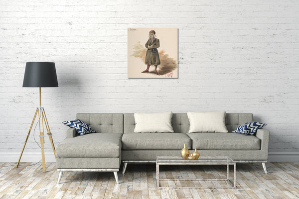 Leinwandbild Charles Bianchini - Kostümdesign für "Adam"