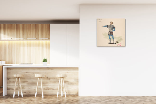 Leinwandbild Charles Bianchini - Kostümdesign für "Orlando"