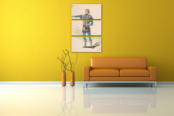 Leinwandbild Charles Bianchini - Kostümdesign für "Orlando"