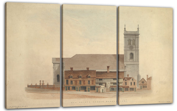 Leinwandbild Richard Varden - Allerheiligenkirche, Worcester