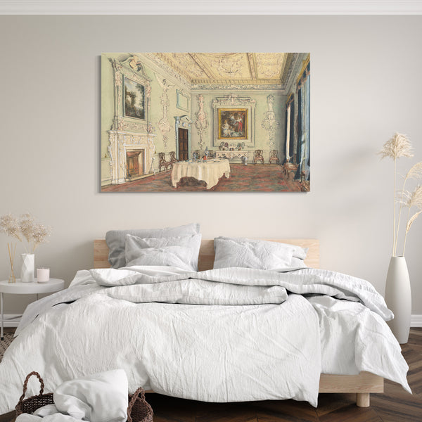 Leinwandbild Susan Alice Dashwood - Kirtlington Park, Oxfordshire: Blick auf den Speisesaal