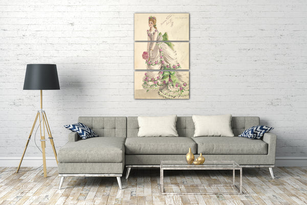 Leinwandbild Percy Anderson - Kostümdesign für 'Madame Trentoni', Akt III