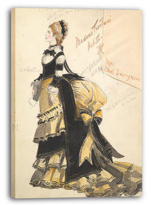 Leinwandbild Percy Anderson - Kostümentwurf für "Madame Trentoni", Akt II