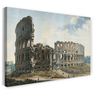 Leinwandbild Abraham Louis Rodolphe Ducros - Das Kolosseum, Rom