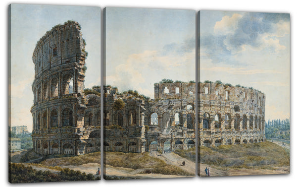 Leinwandbild Abraham Louis Rodolphe Ducros - Das Kolosseum, Rom