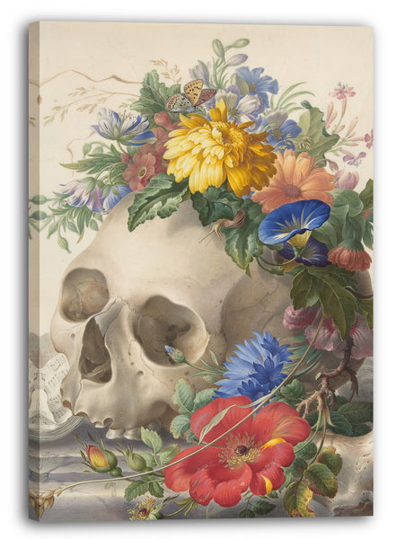 Leinwandbild Herman Henstenburgh - Vanitas Stillleben