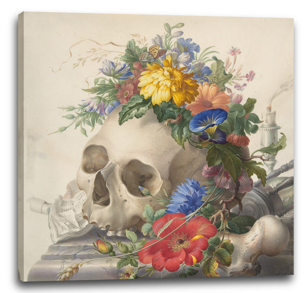 Leinwandbild Herman Henstenburgh - Vanitas Stillleben