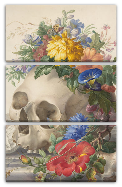 Leinwandbild Herman Henstenburgh - Vanitas Stillleben