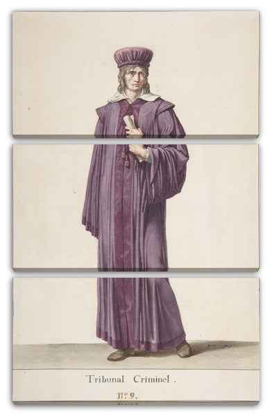 Leinwandbild Pierre Narcisse Guérin - Ein Richter des Strafgerichtshofs