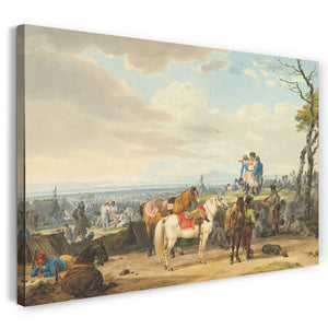 Leinwandbild Wilhelm von Kobell - Österreichische Soldaten