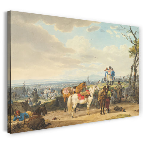 Leinwandbild Wilhelm von Kobell - Österreichische Soldaten
