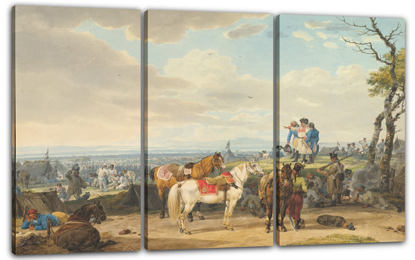 Leinwandbild Wilhelm von Kobell - Österreichische Soldaten