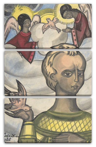 Leinwandbild Sergey Sudeikin - Kindheit von Nikita