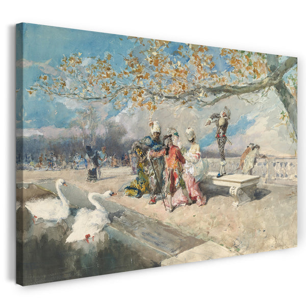 Leinwandbild Mariano Fortuny Marsal - Maskerade