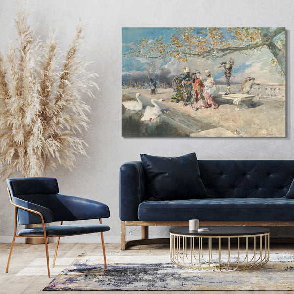 Leinwandbild Mariano Fortuny Marsal - Maskerade