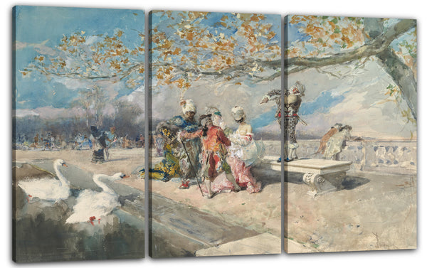 Leinwandbild Mariano Fortuny Marsal - Maskerade