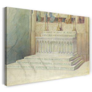 Leinwandbild Louis Komfort Tiffany - Entwurf für einen Altar