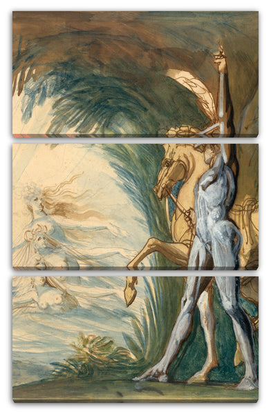 Leinwandbild Henry Fuseli - Hagen und die Nymphen der Donau