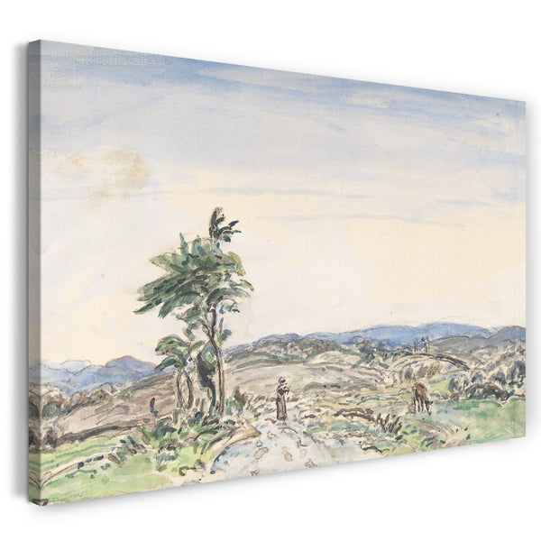 Leinwandbild Johan Barthold Jongkind - Landschaft