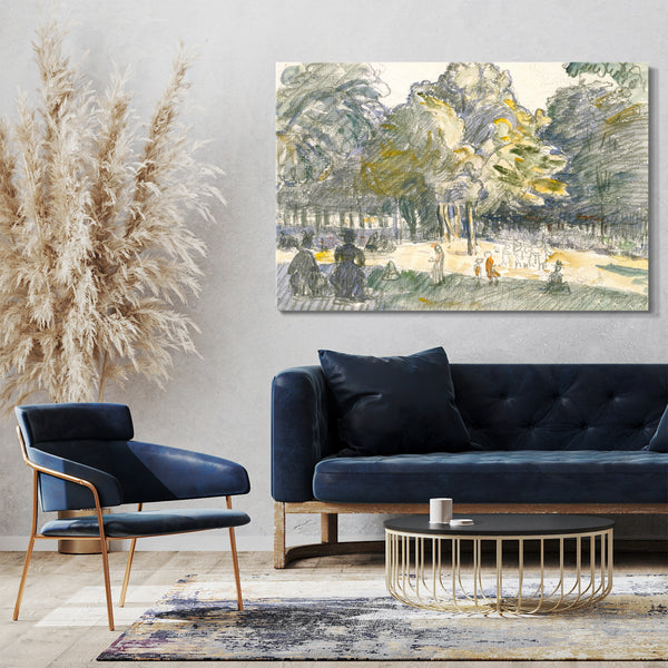 Leinwandbild Henri-Edmond-Kreuz - Studie für 'Le Ranelagh'