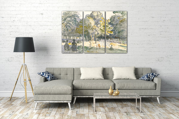 Leinwandbild Henri-Edmond-Kreuz - Studie für 'Le Ranelagh'