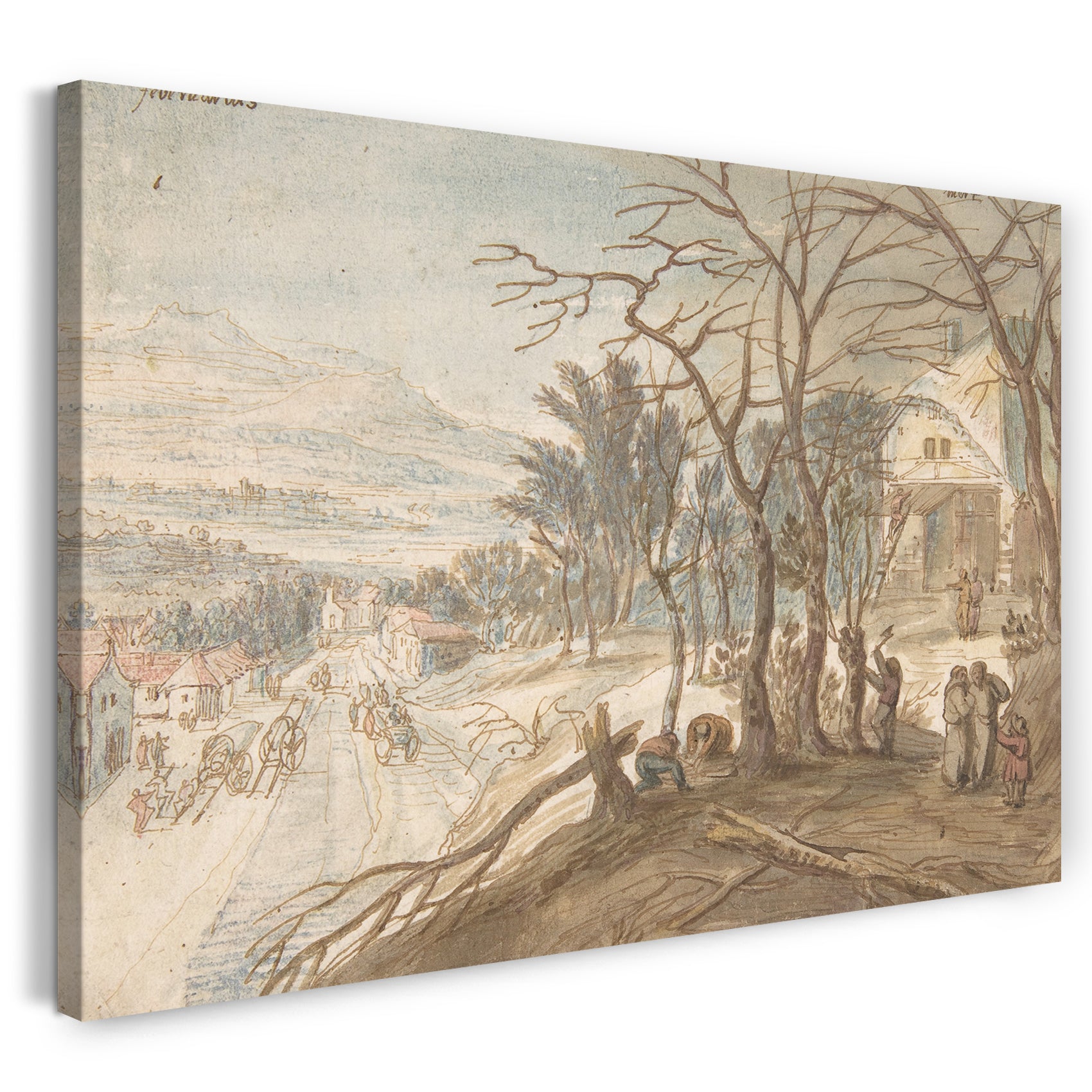 Leinwandbild Joos de Momper der Jüngere - Die Monate: Februar und März