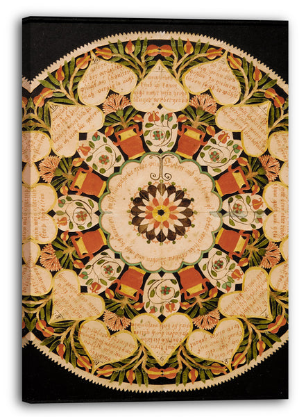 Leinwandbild ca. 1800 - Liebes-Token