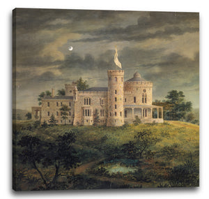 Leinwandbild Alexander Jackson Davis - Ericstan, für John J. Herrick, Tarrytown, New York (Perspektive)
