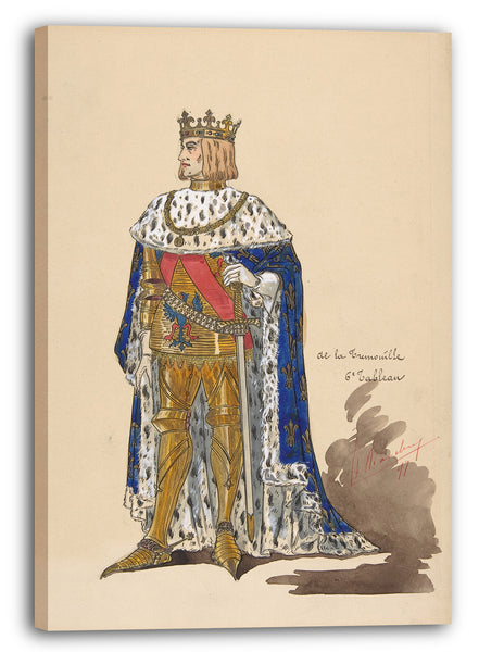 Leinwandbild Sergey Sudeikin - König und Wappen