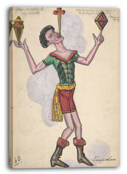 Leinwandbild Sergey Sudeikin - Jeune equilibriste