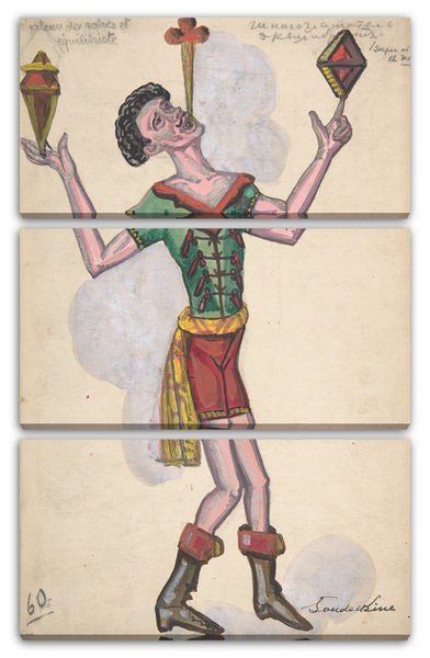 Leinwandbild Sergey Sudeikin - Jeune equilibriste