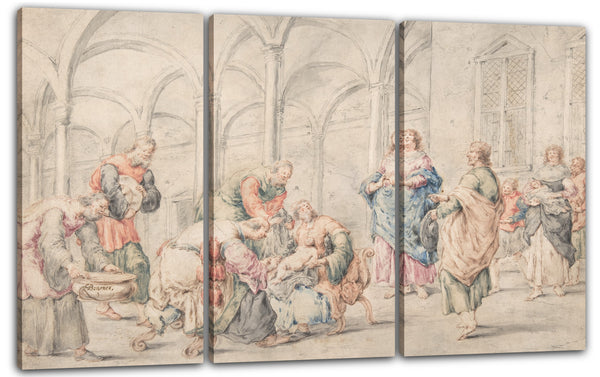 Leinwandbild Leonaert Bramer - Die Beschneidung