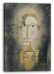Leinwandbild Paul Klee - Portrait eines gelben Mannes