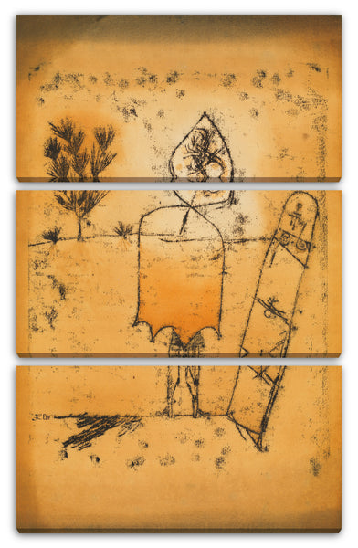 Leinwandbild Paul Klee - Winterreise