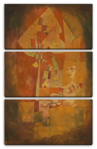 Leinwandbild Paul Klee - Der Mann unter dem Birnenbaum