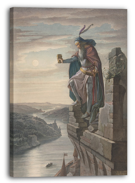 Leinwandbild Leopold Schulz - Illustration für Goethe