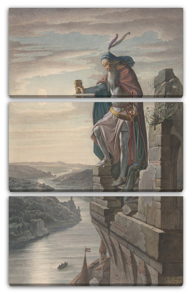 Leinwandbild Leopold Schulz - Illustration für Goethe