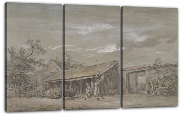 Leinwandbild Jean-Baptiste-Denis Lempereur - Hof